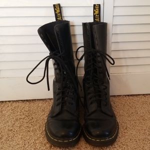 Dr. Martens Black High Boots